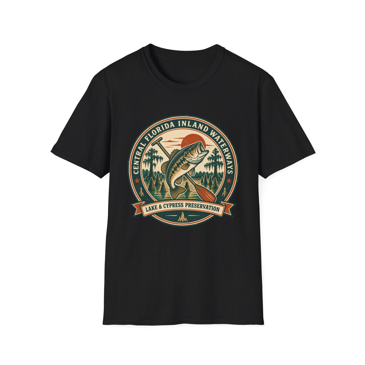 Central Florida Inland Waterways Fishing T-Shirt