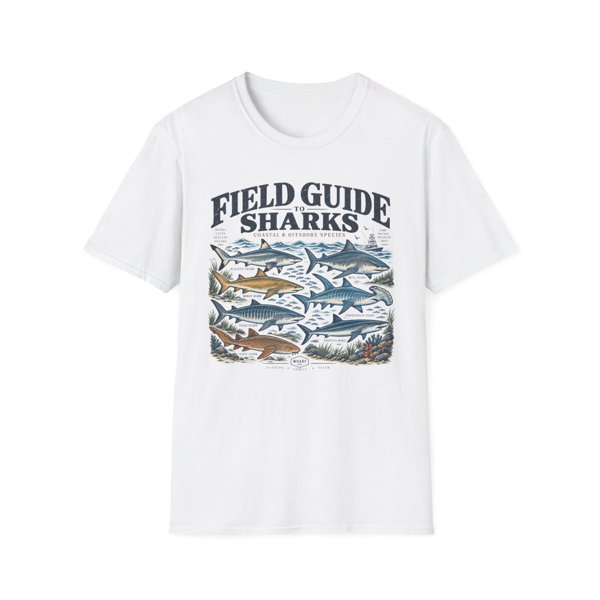 Field Guide To Sharks T-Shirt
