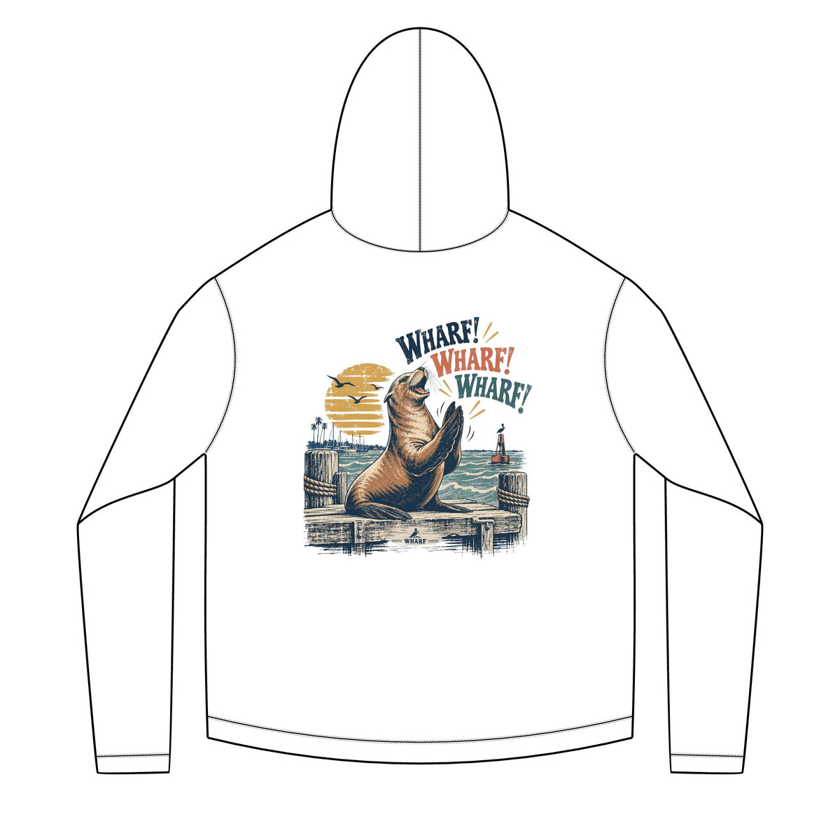 Sea lion Wharf Solar Hoodie