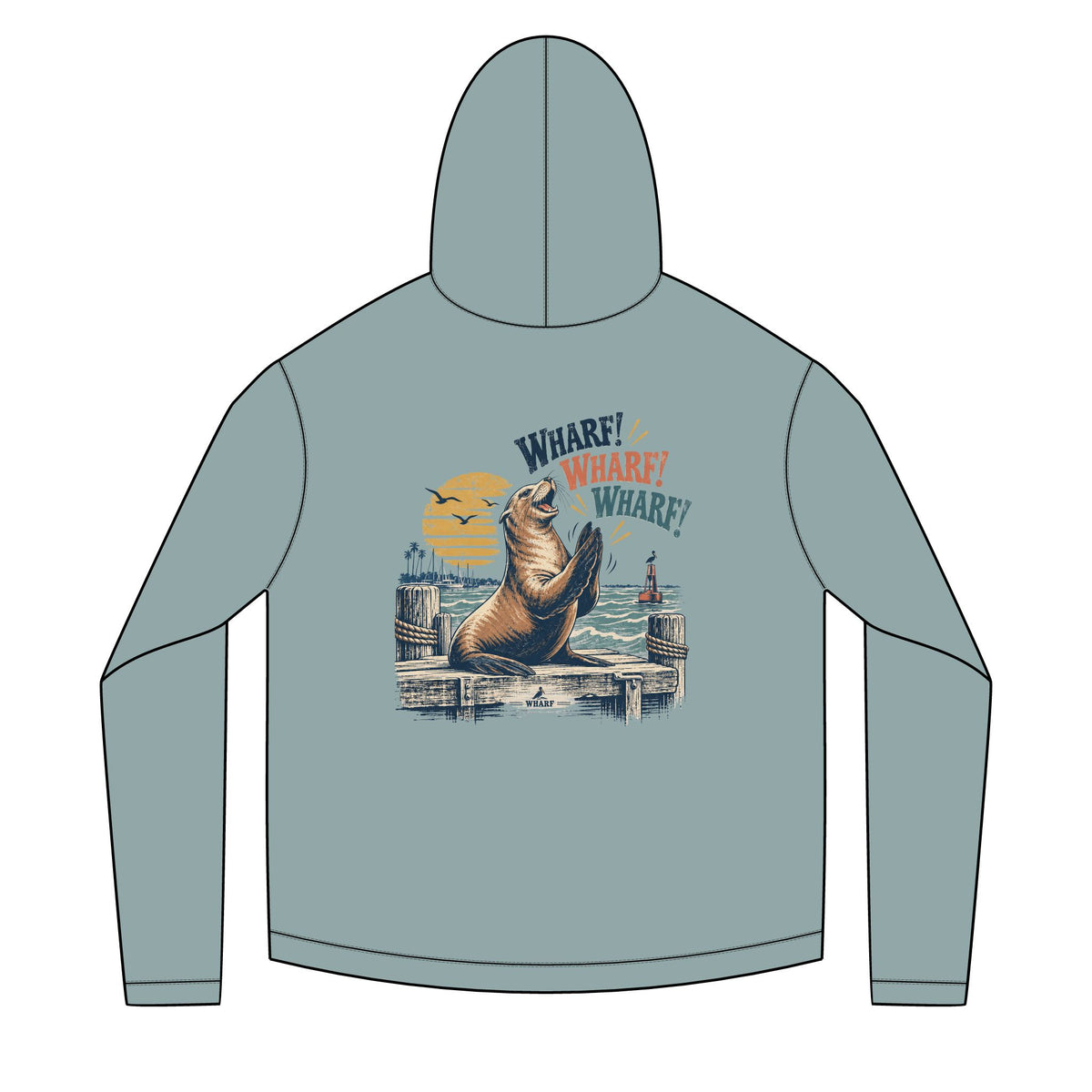 Sea lion Wharf Solar Hoodie