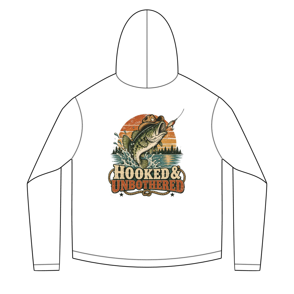 Hooked & Unbothered Solar Hoodie