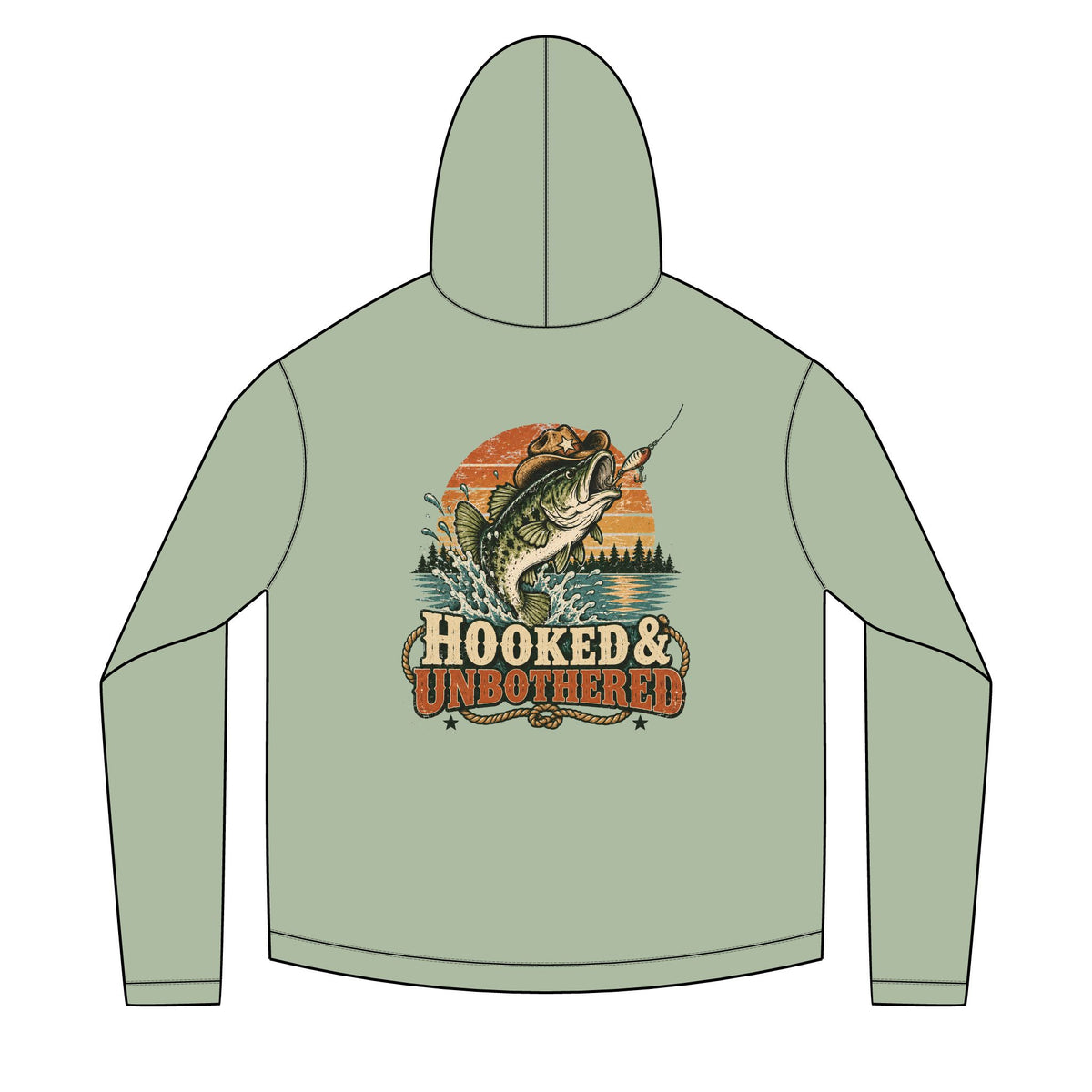 Hooked & Unbothered Solar Hoodie