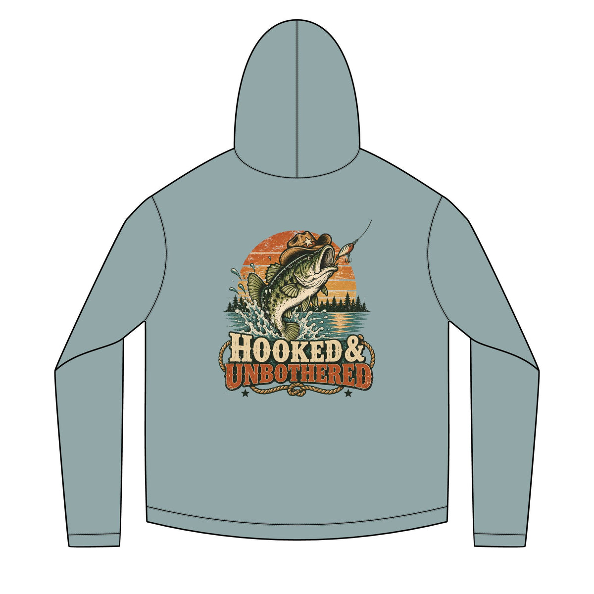 Hooked & Unbothered Solar Hoodie