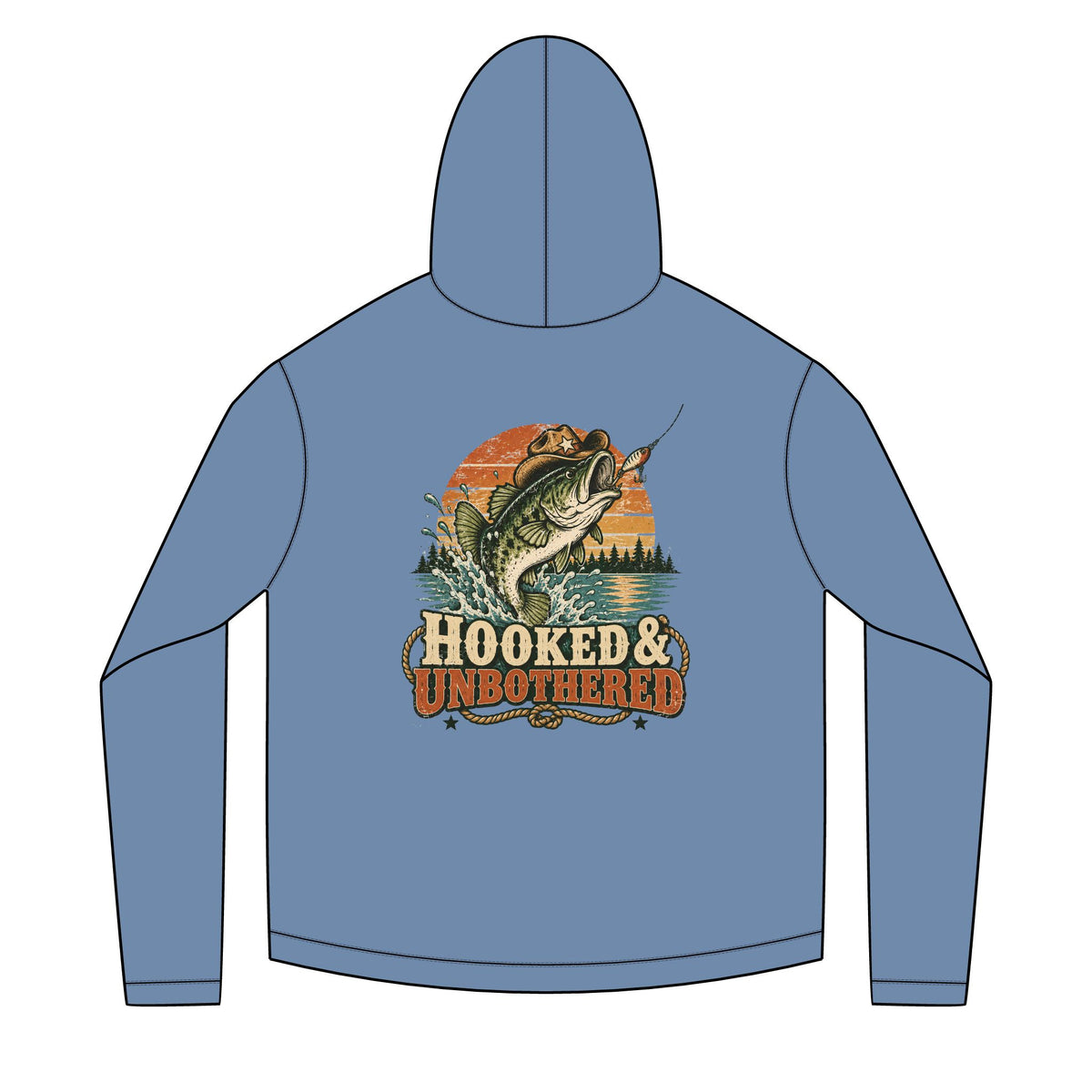 Hooked & Unbothered Solar Hoodie