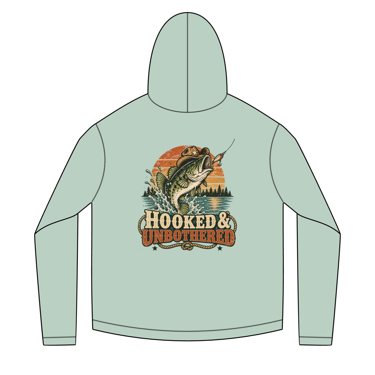 Hooked & Unbothered Solar Hoodie