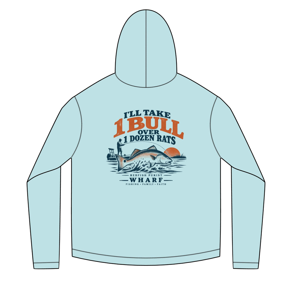 1 Bull Over Dozen Rats Solar Hoodie