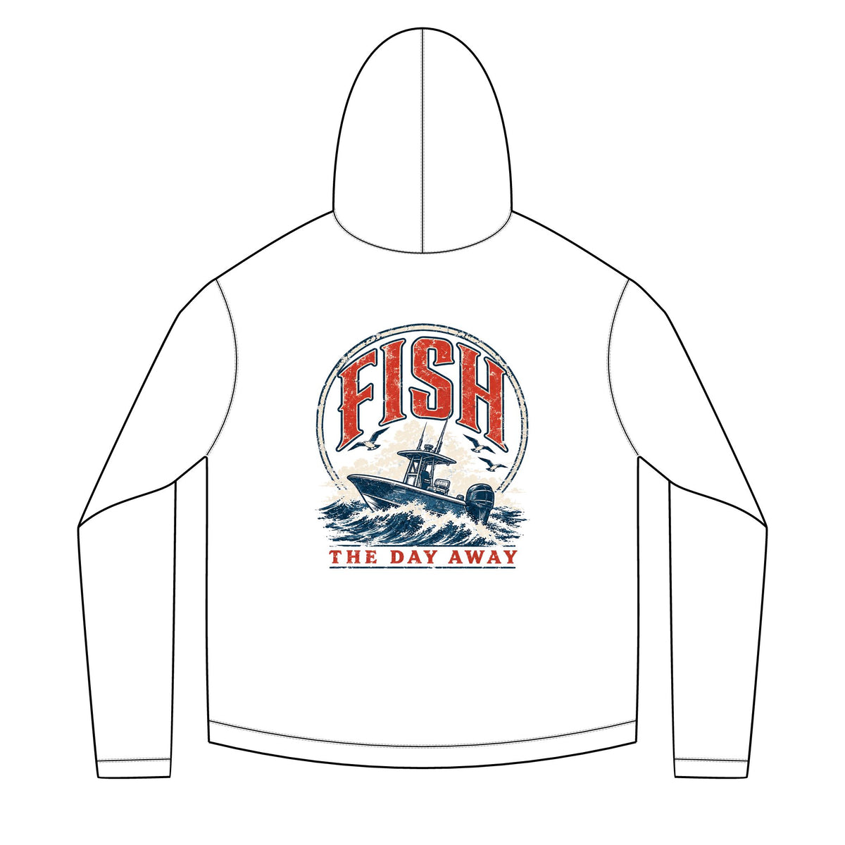 Fish the Day Away Solar Hoodie