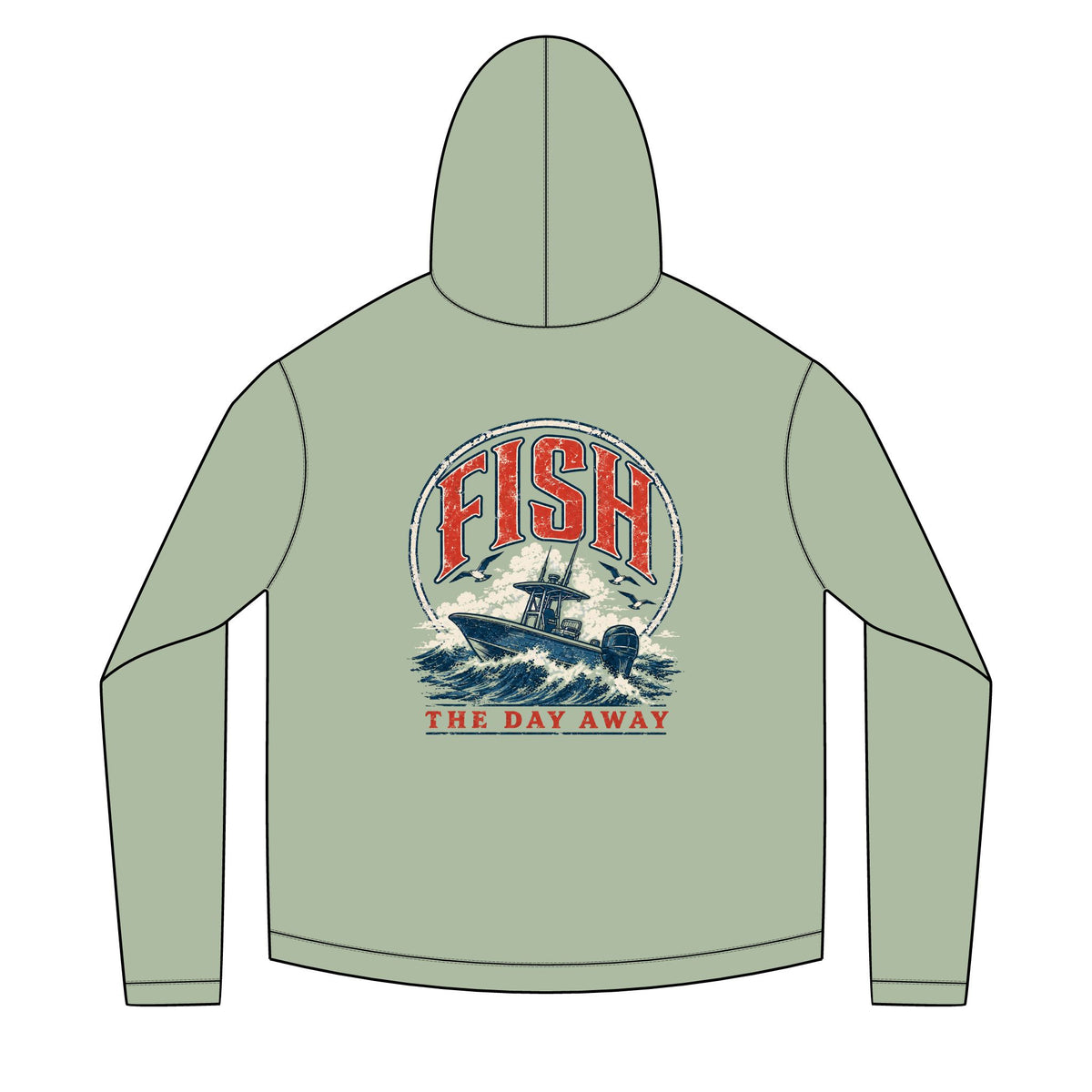 Fish the Day Away Solar Hoodie