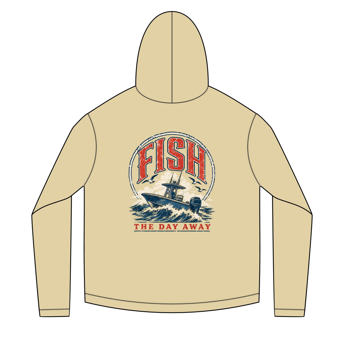 Fish the Day Away Solar Hoodie