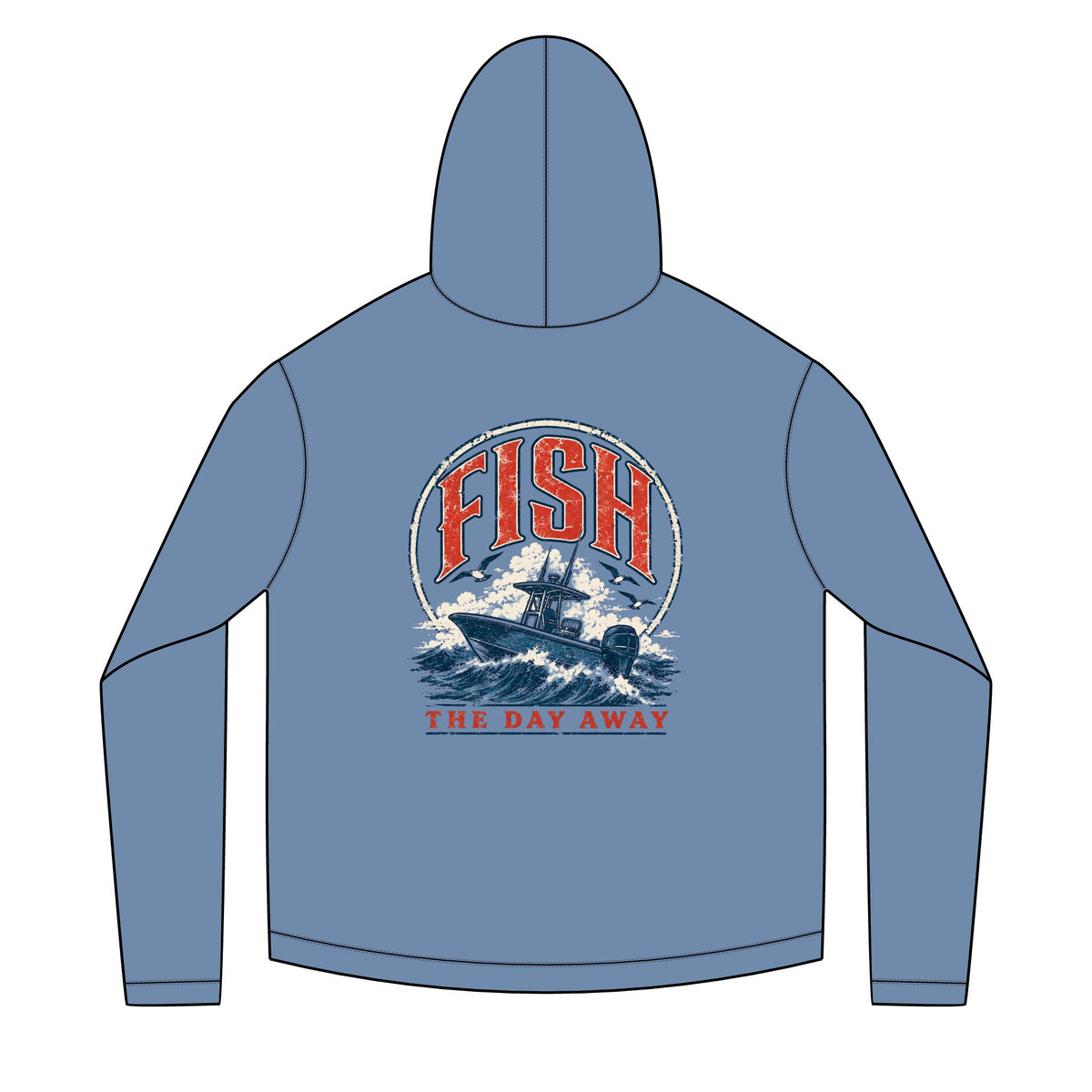 Fish the Day Away Solar Hoodie