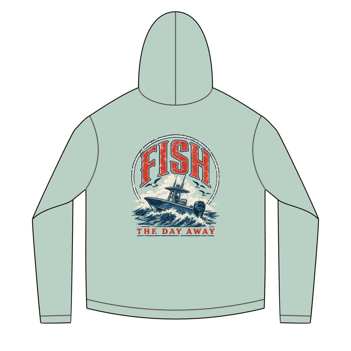 Fish the Day Away Solar Hoodie