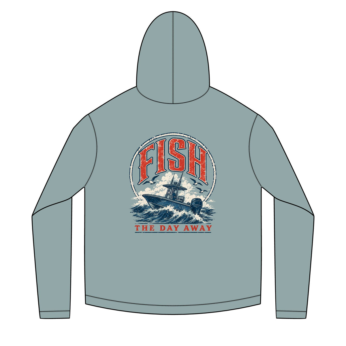 Fish the Day Away Solar Hoodie