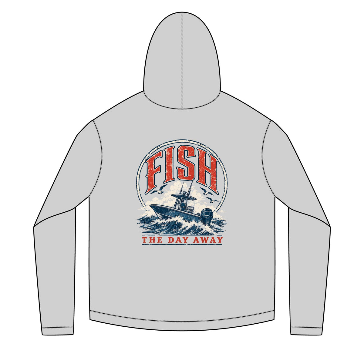 Fish the Day Away Solar Hoodie