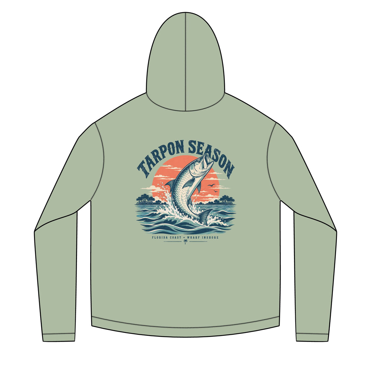 Tarpon Season Solar Hoodie