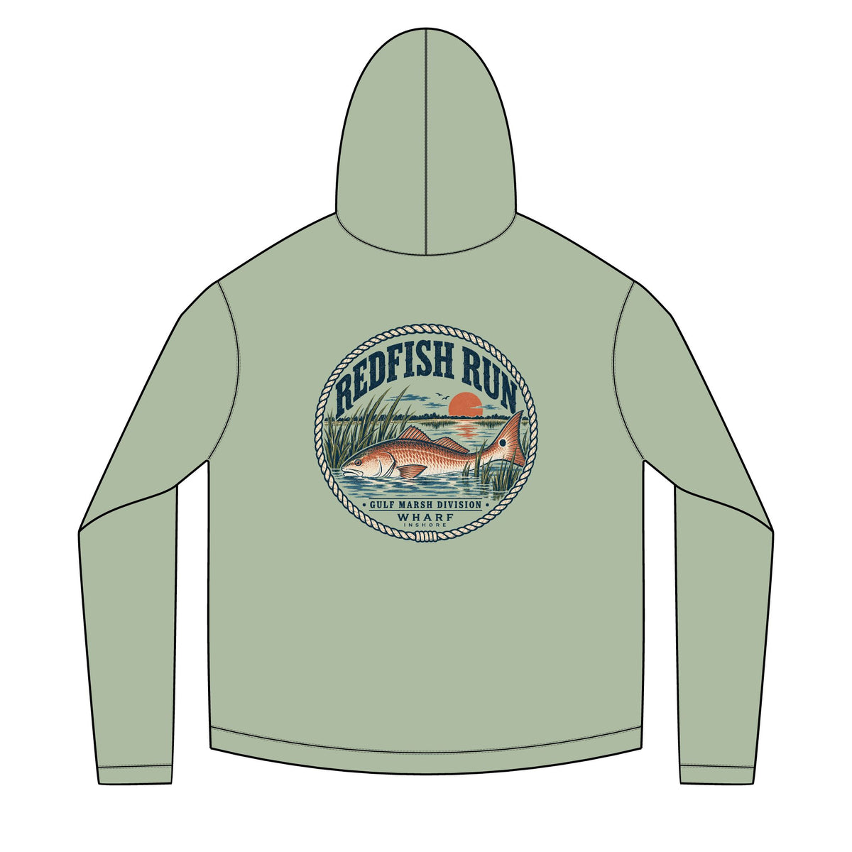 Redfish Run Solar Hoodie