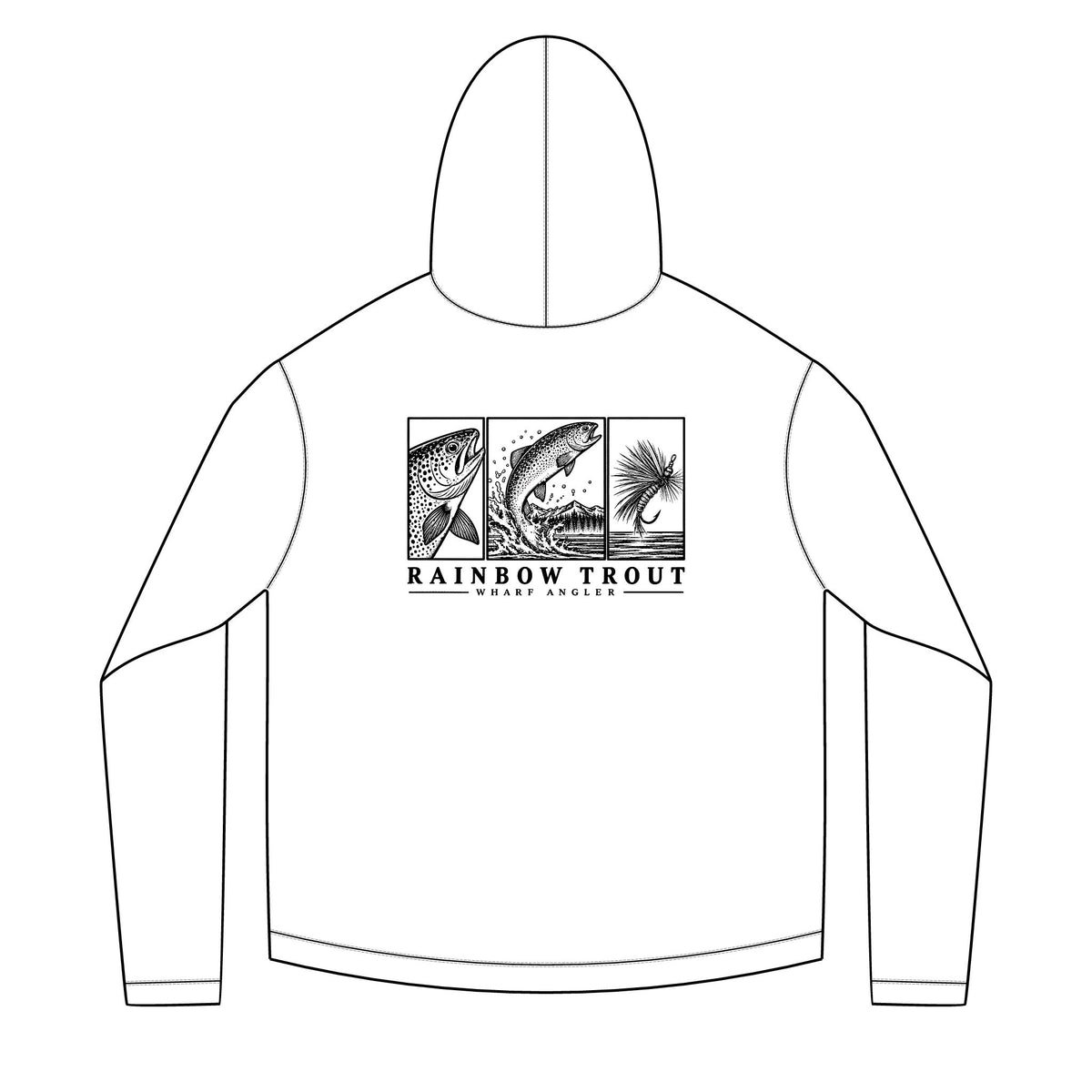 Rainbow Trout Solar Hoodie