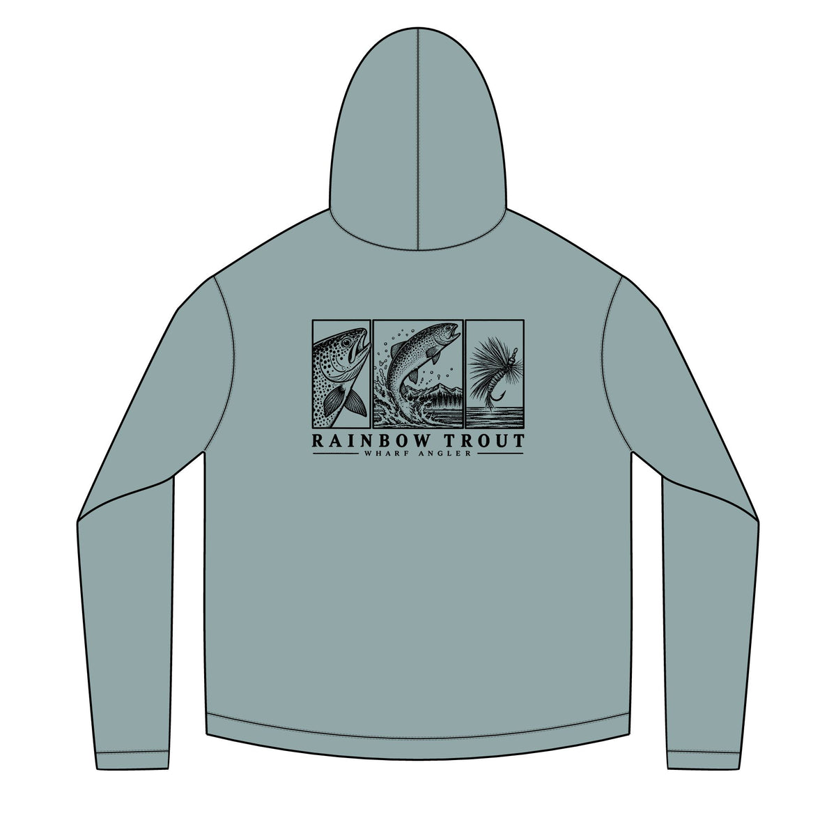 Rainbow Trout Solar Hoodie