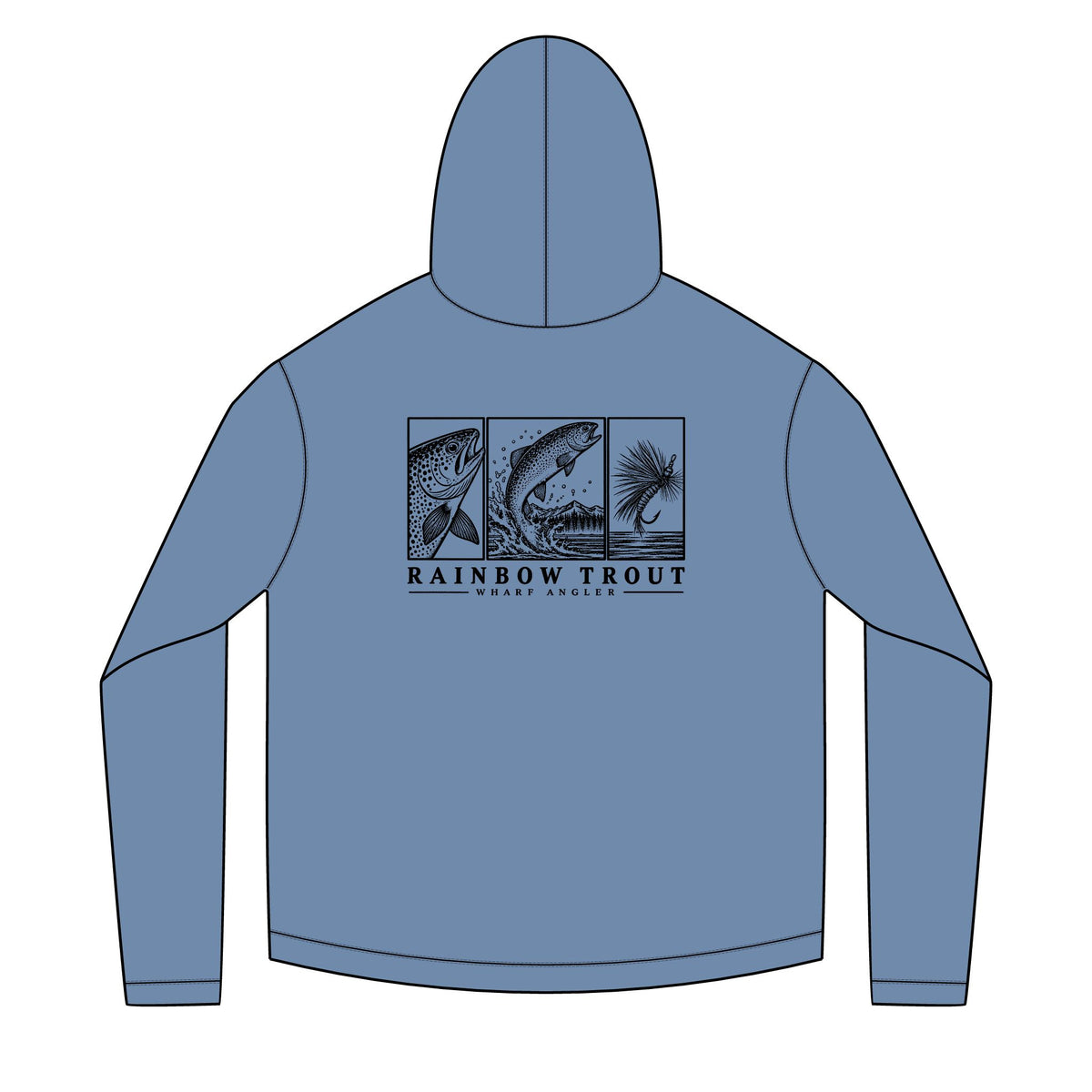 Rainbow Trout Solar Hoodie