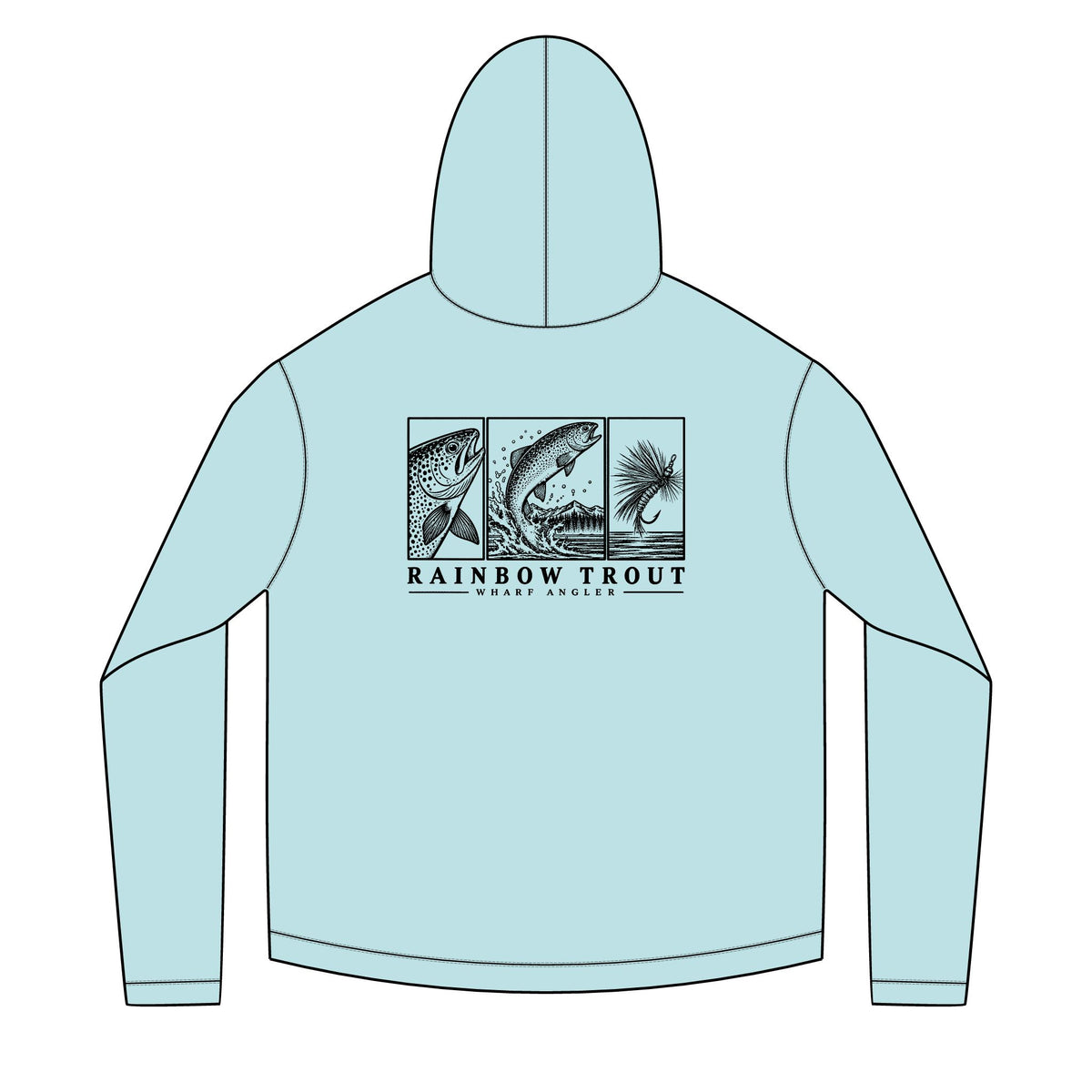 Rainbow Trout Solar Hoodie
