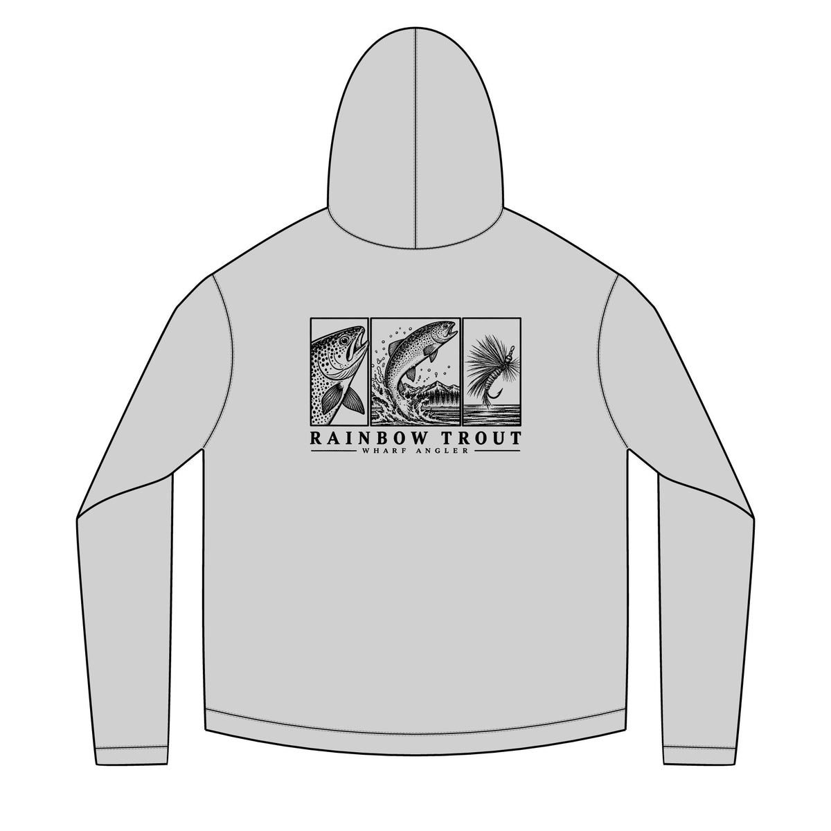 Rainbow Trout Solar Hoodie
