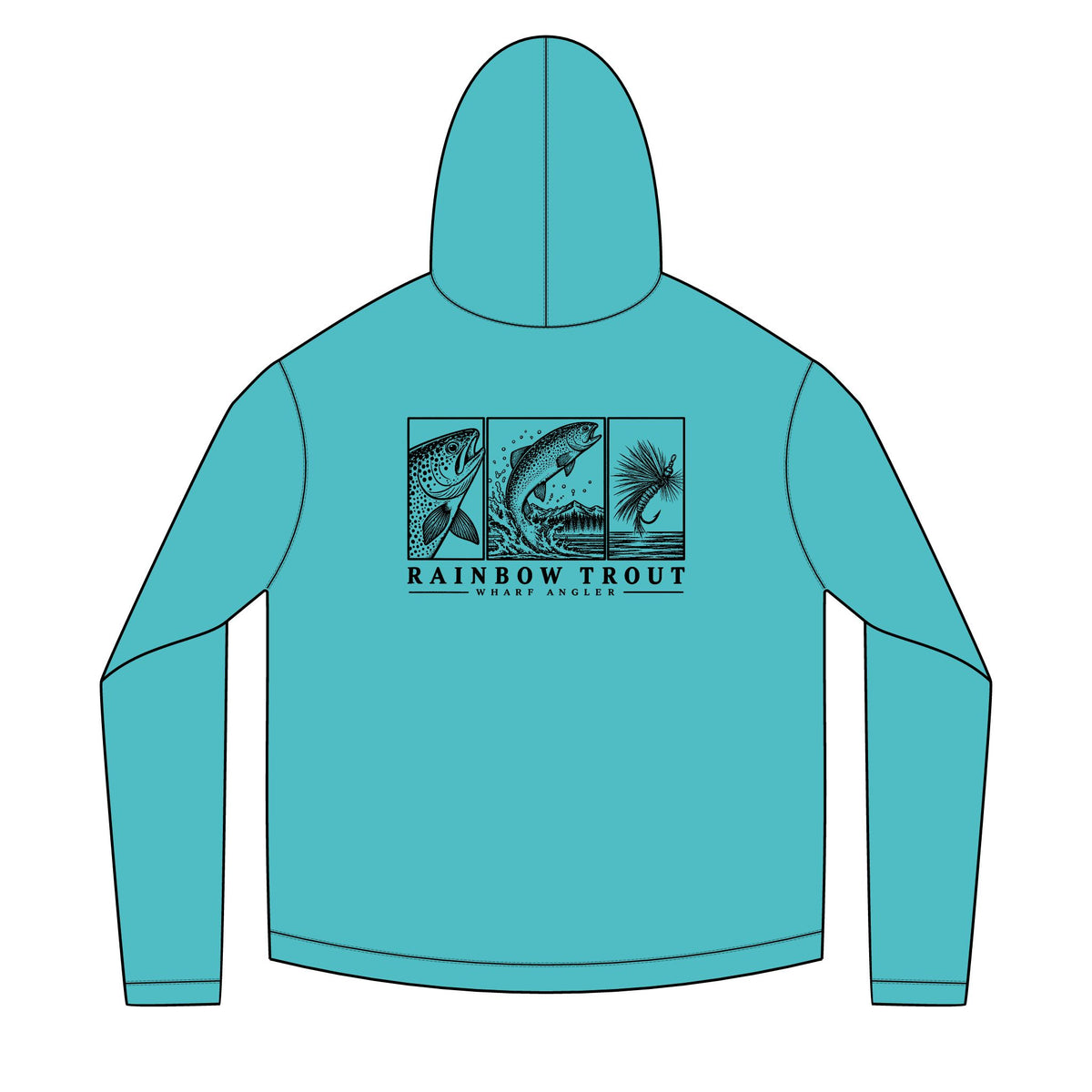 Rainbow Trout Solar Hoodie