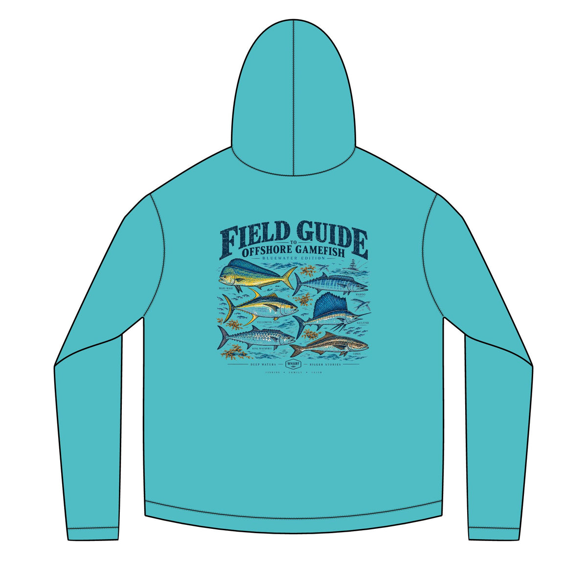 Field Guide to Offshore Gamefish Solar Hoodie