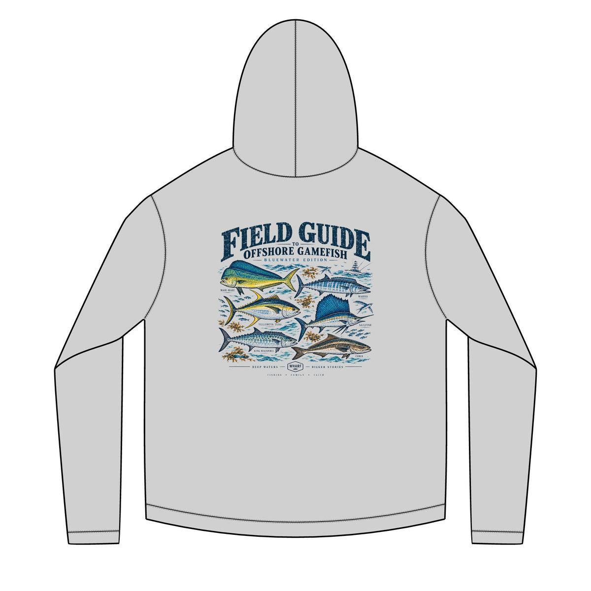 Field Guide to Offshore Gamefish Solar Hoodie