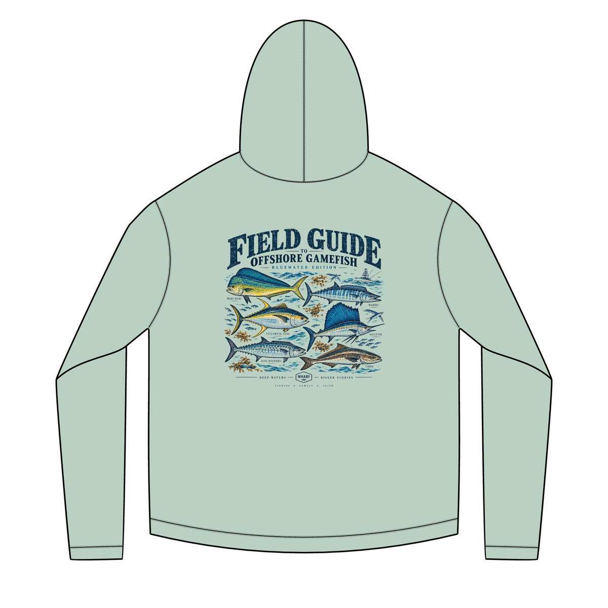 Field Guide to Offshore Gamefish Solar Hoodie
