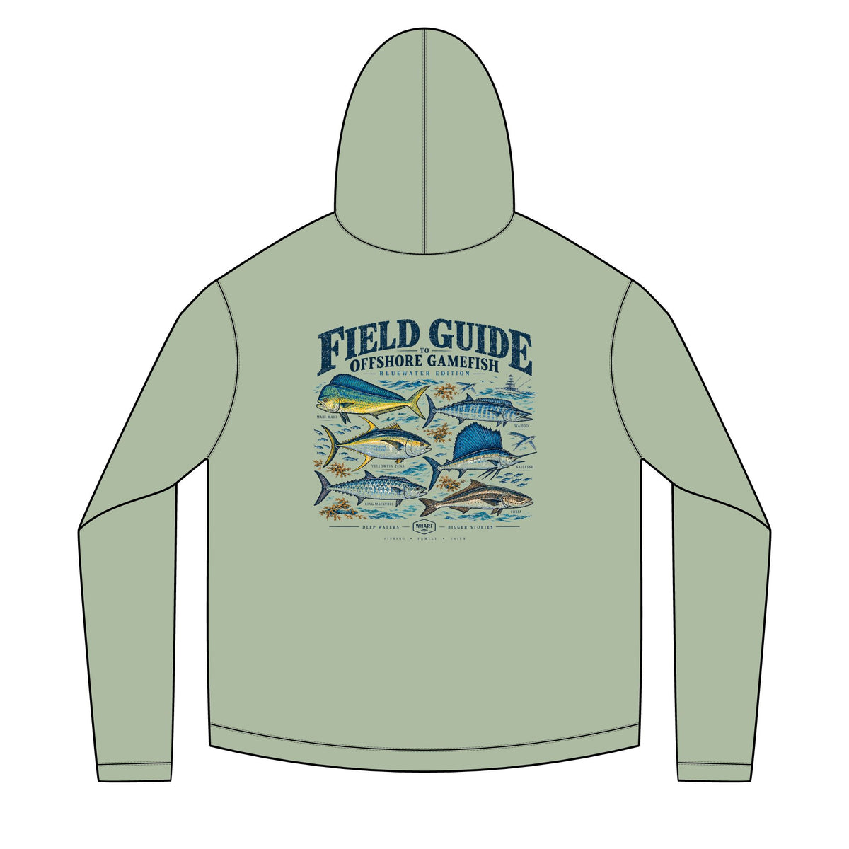 Field Guide to Offshore Gamefish Solar Hoodie
