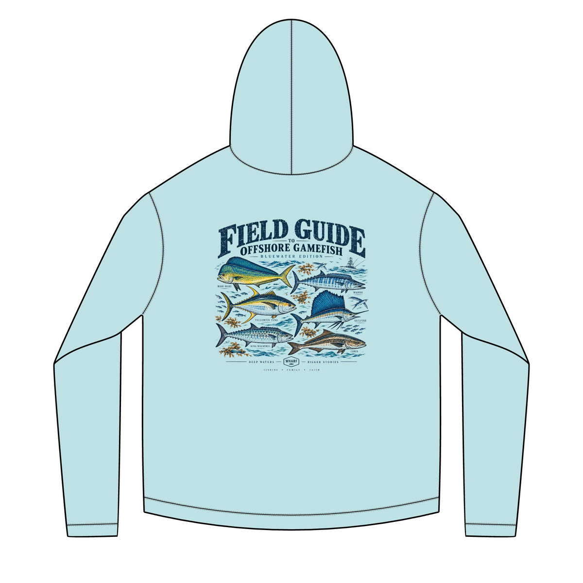 Field Guide to Offshore Gamefish Solar Hoodie