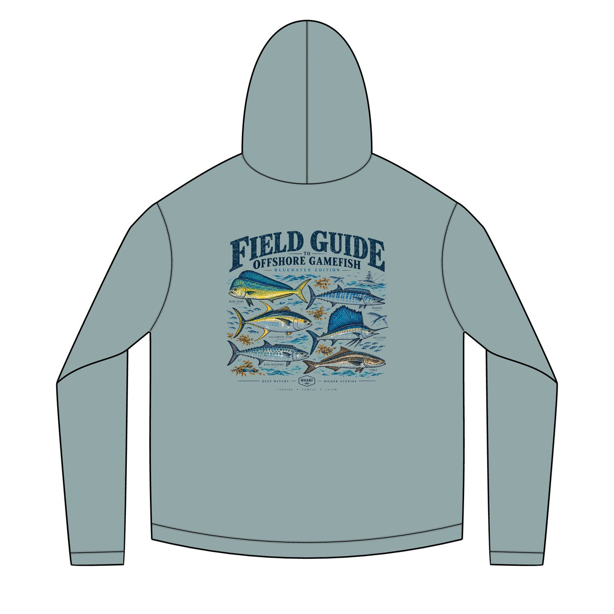 Field Guide to Offshore Gamefish Solar Hoodie