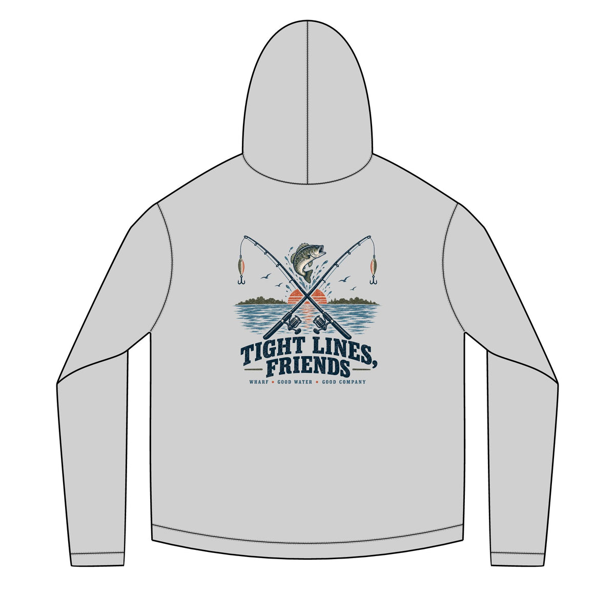 tight lines friends Solar Hoodie