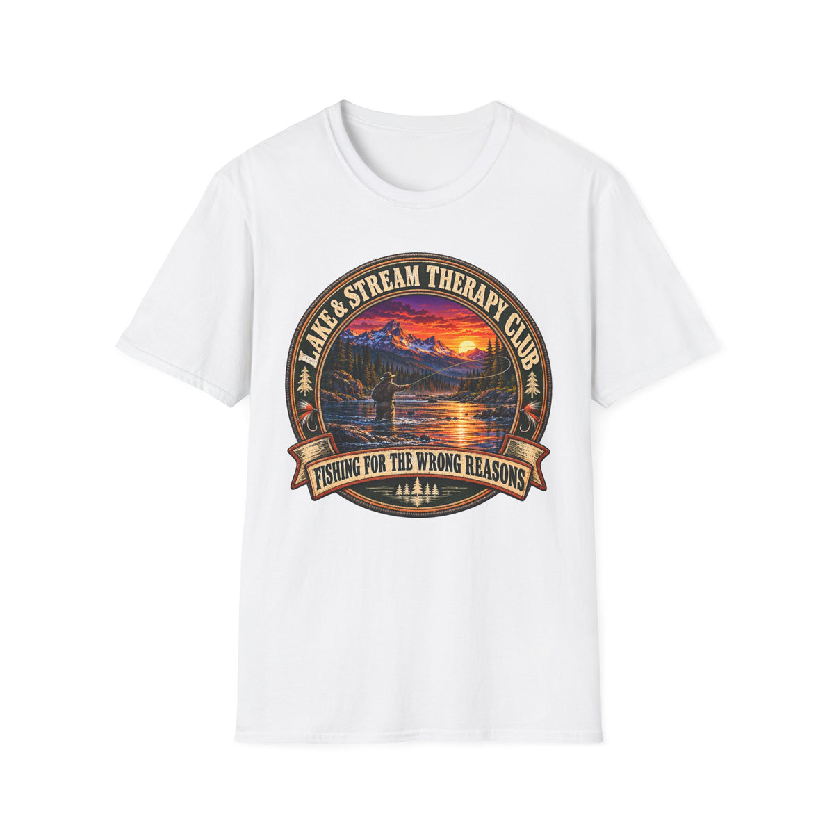 Lake & Stream Therapy Club T-Shirt