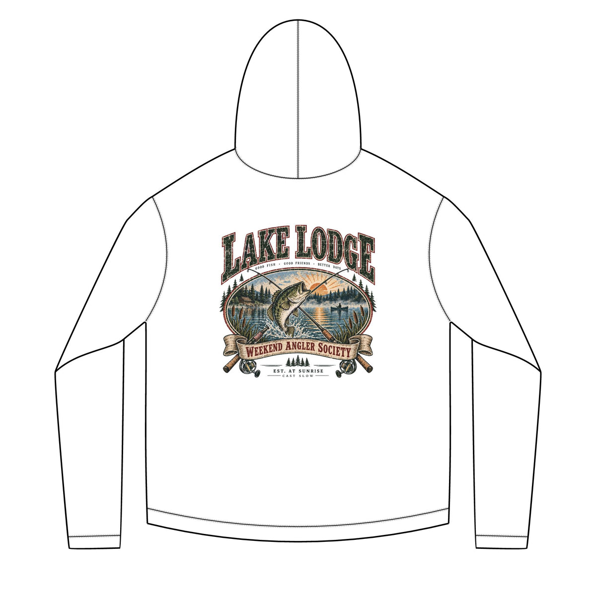 Lake Lodge Solar Hoodie