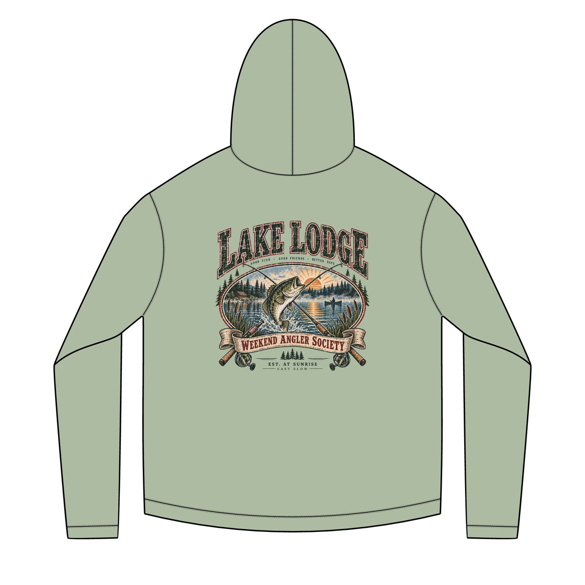 Lake Lodge Solar Hoodie