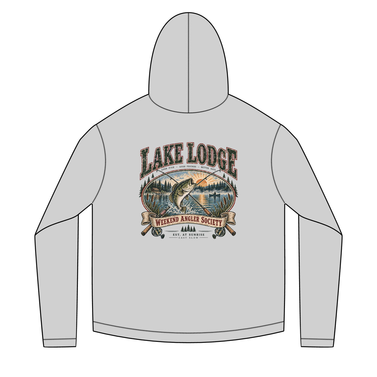 Lake Lodge Solar Hoodie