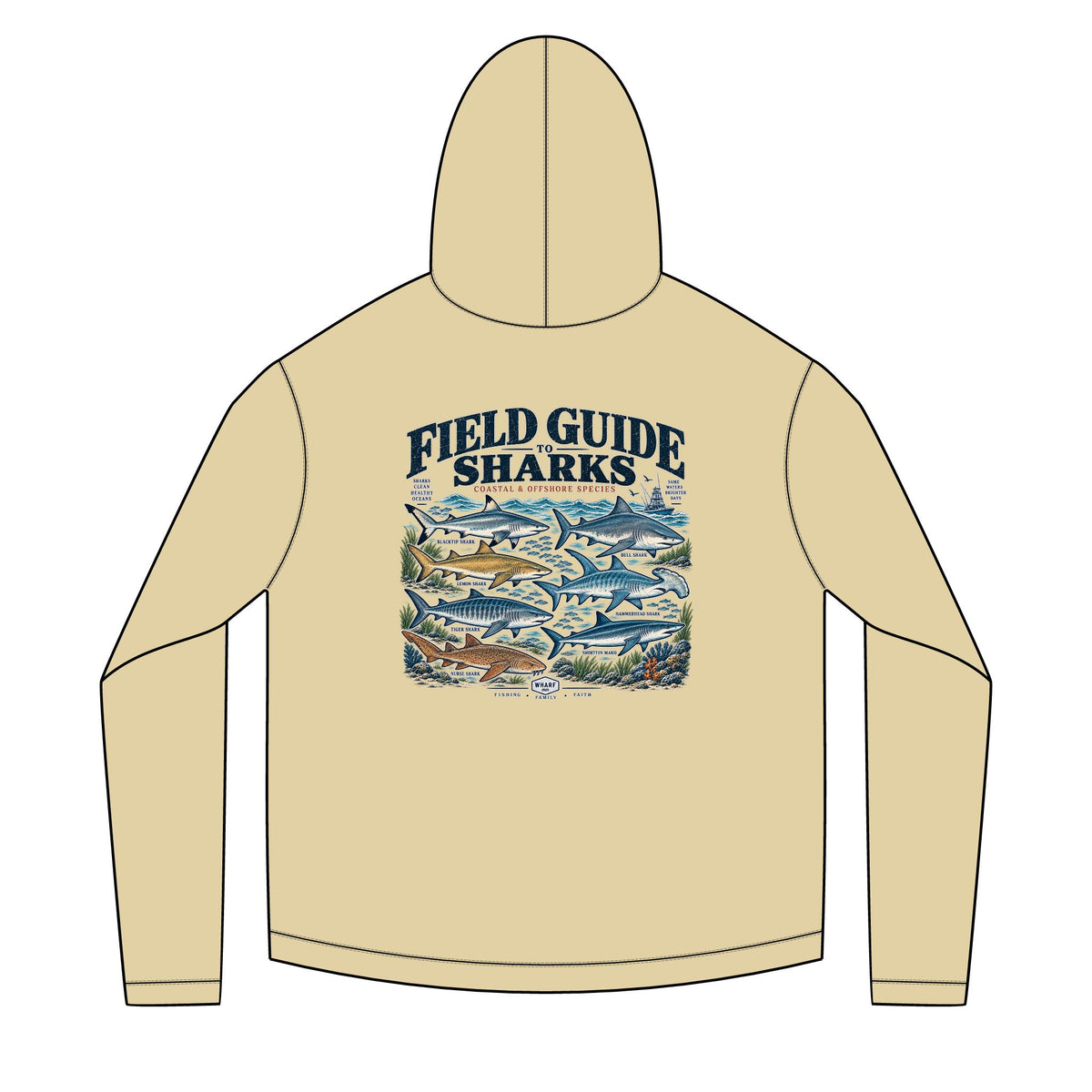 Field Guide Sharks Solar Hoodie