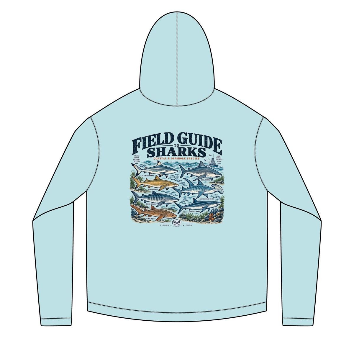 Field Guide Sharks Solar Hoodie