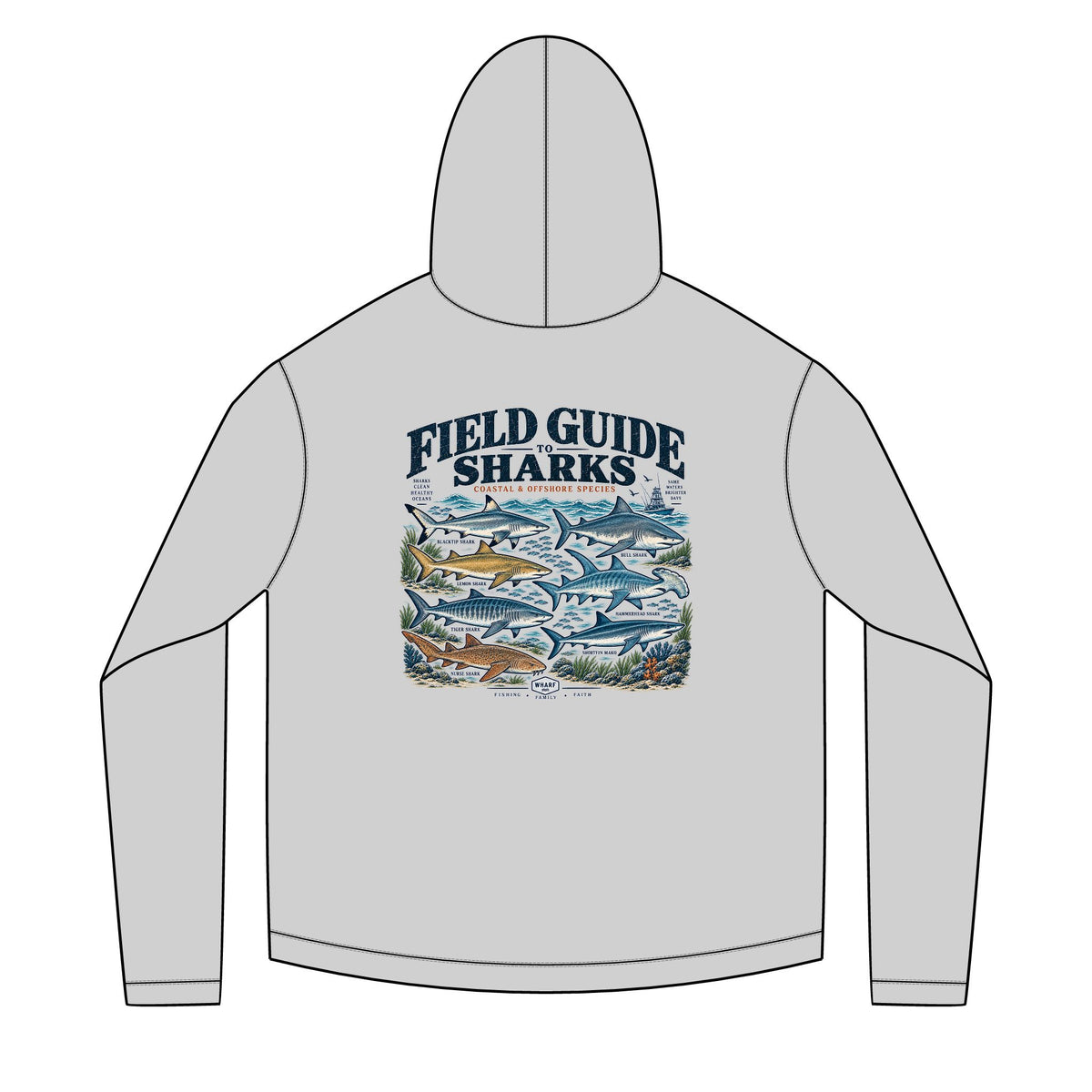 Field Guide Sharks Solar Hoodie