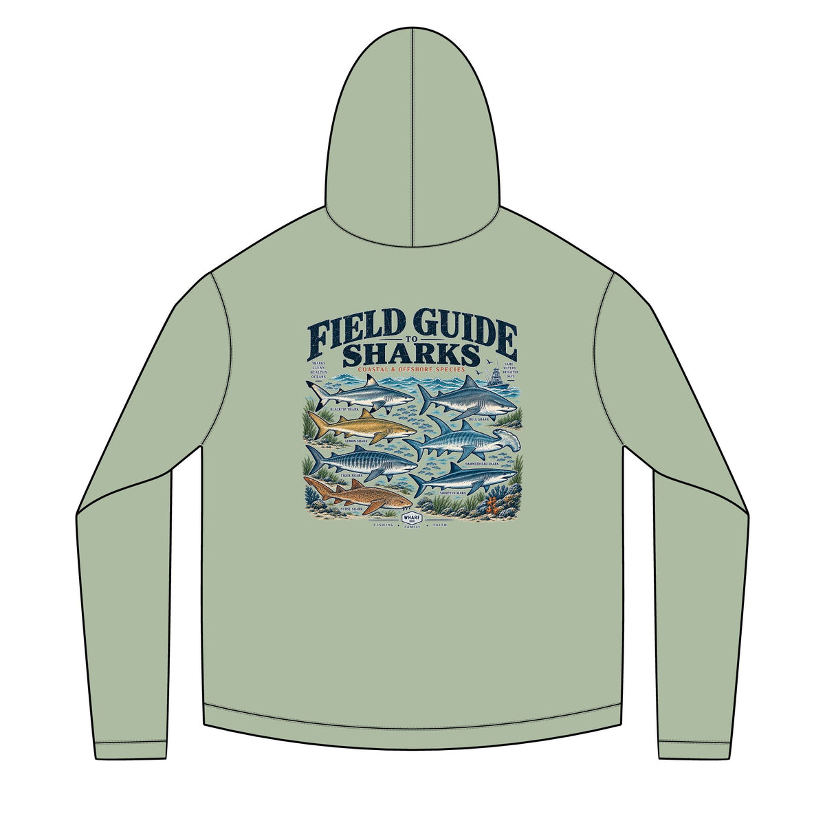 Field Guide Sharks Solar Hoodie
