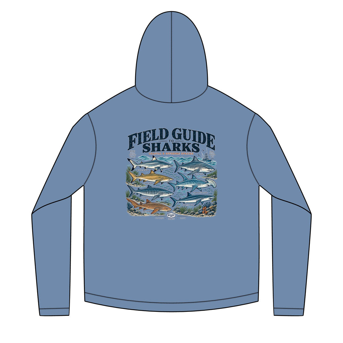 Field Guide Sharks Solar Hoodie