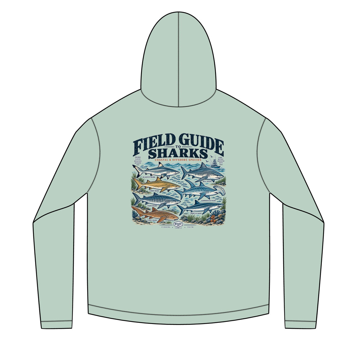 Field Guide Sharks Solar Hoodie