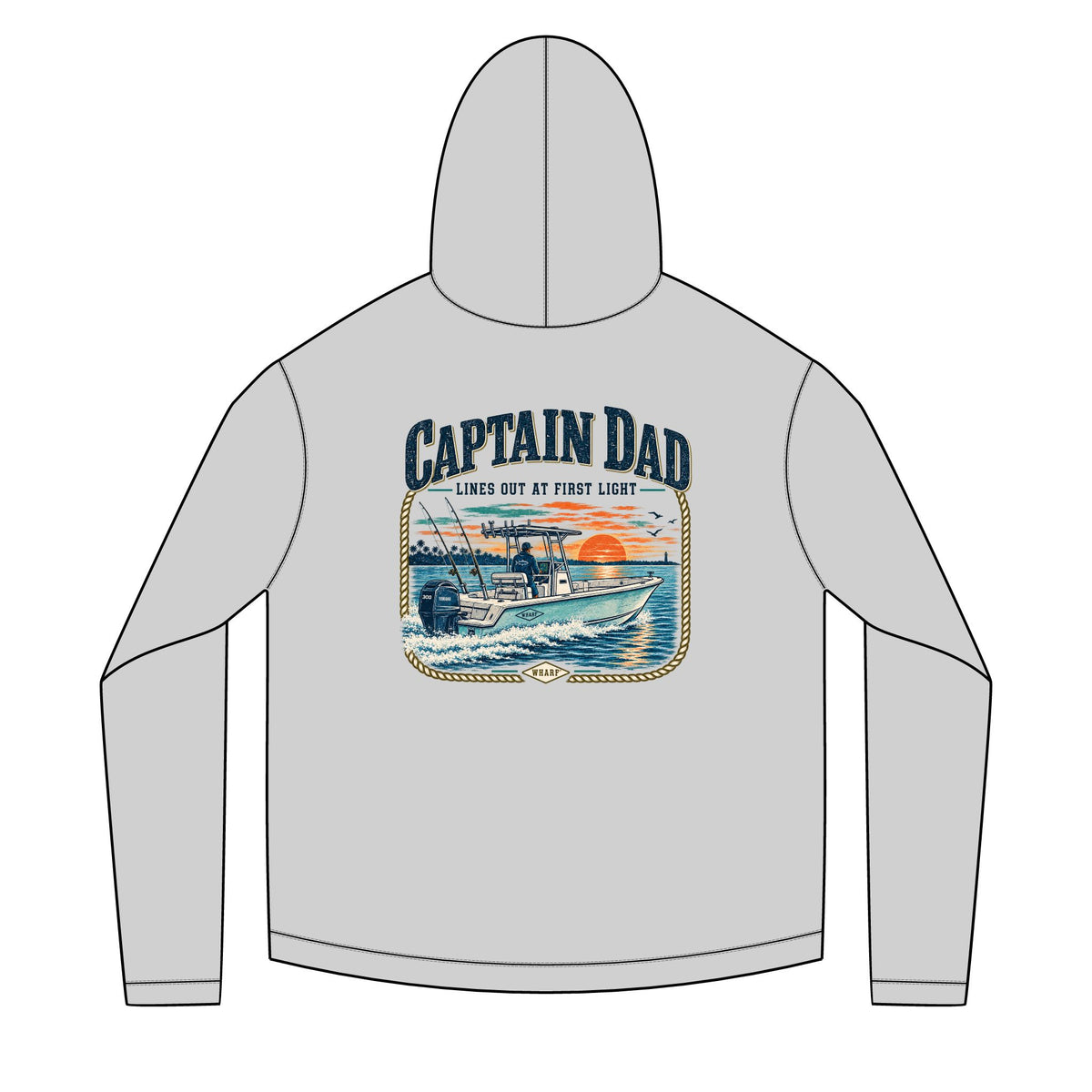 Captain Dad Solar Hoodie