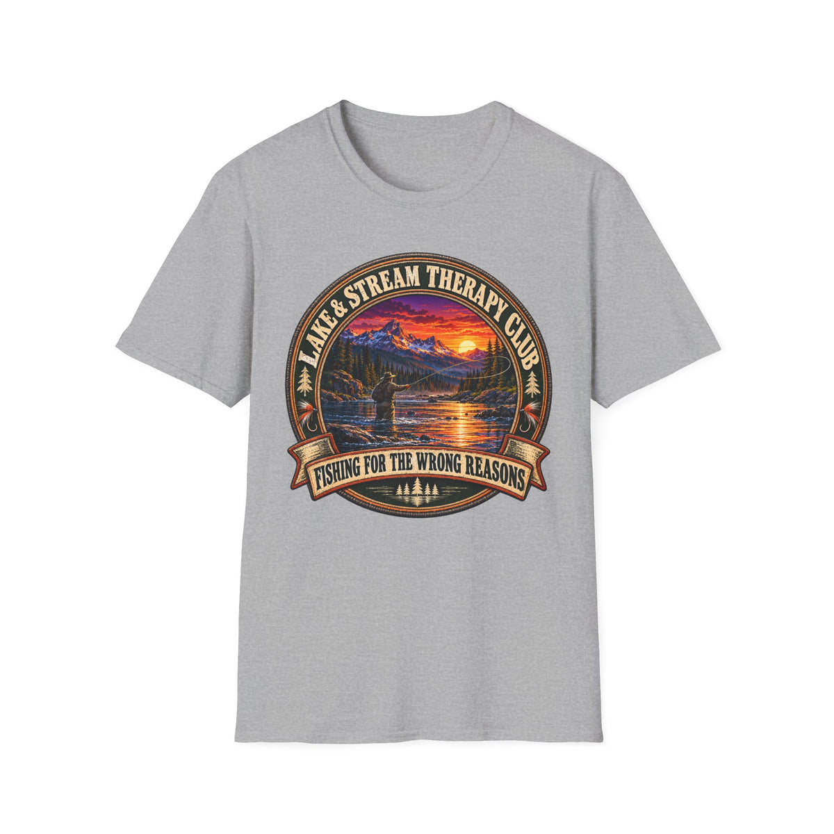 Lake & Stream Therapy Club T-Shirt