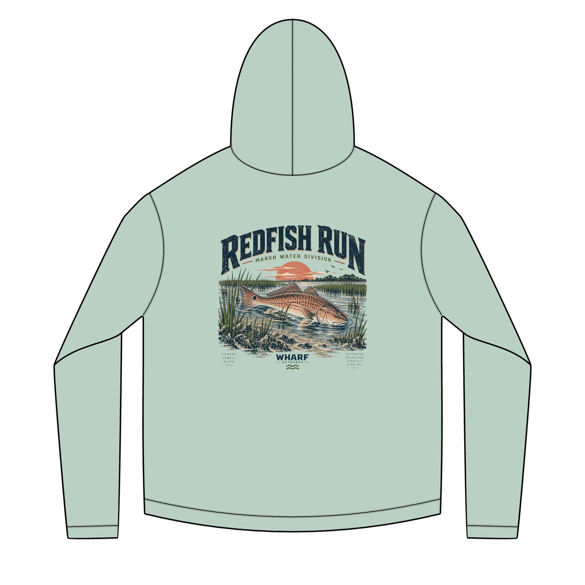 Redfish Run Solar Hoodie