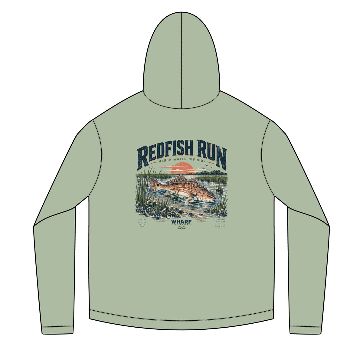 Redfish Run Solar Hoodie