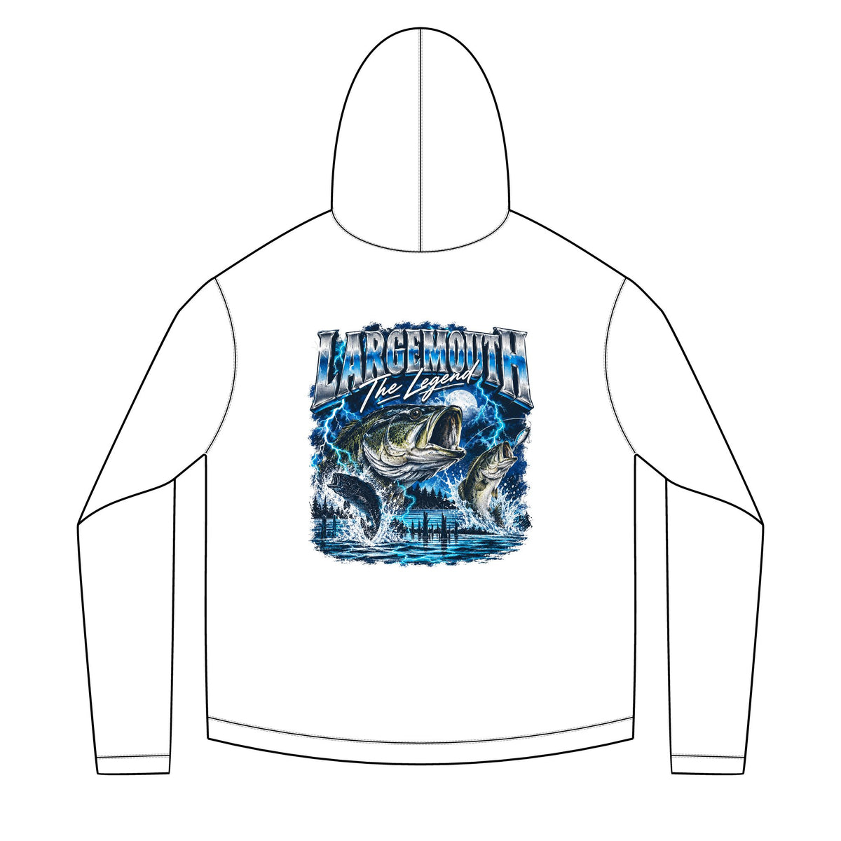 Large Mouth The Legend Solar Hoodie