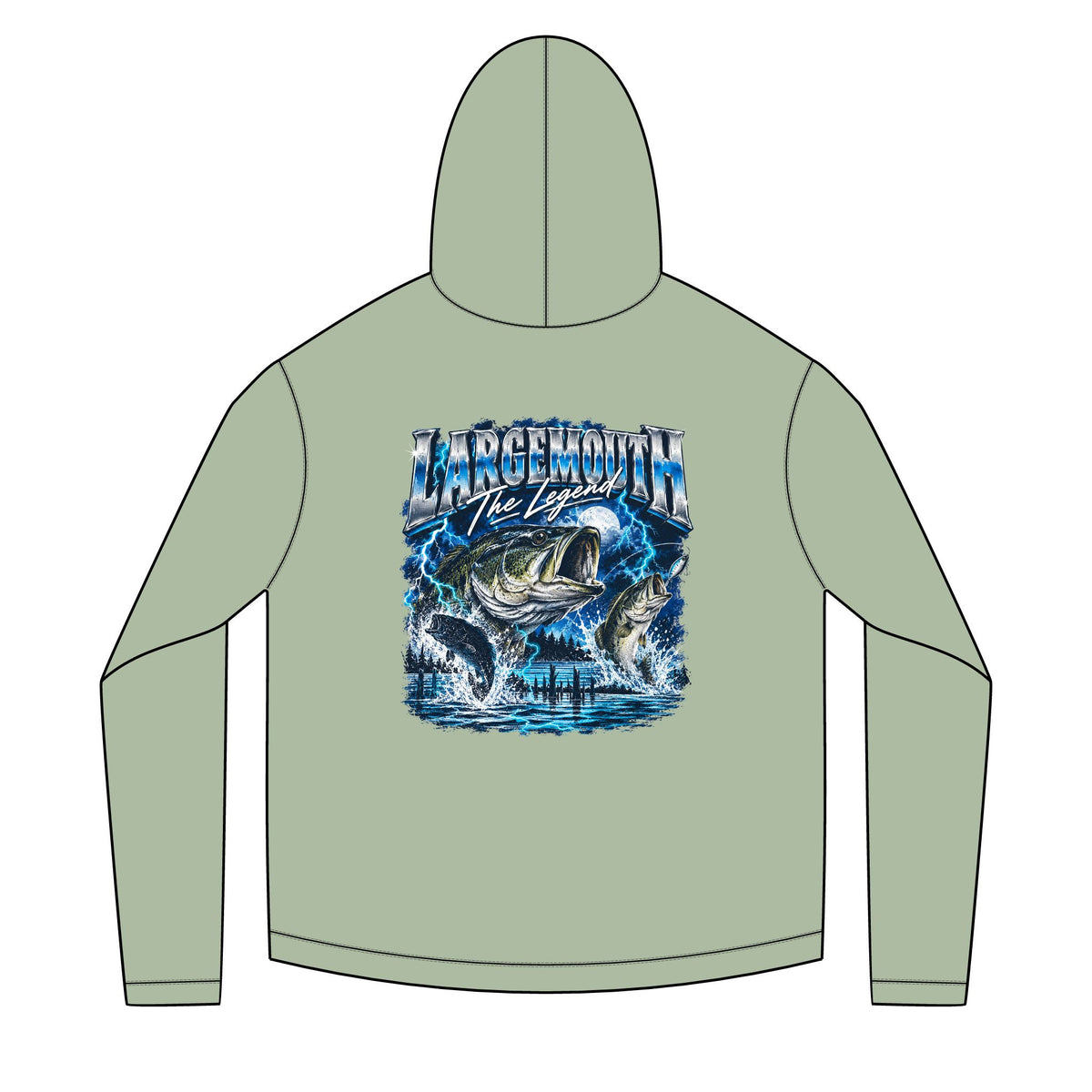 Large Mouth The Legend Solar Hoodie