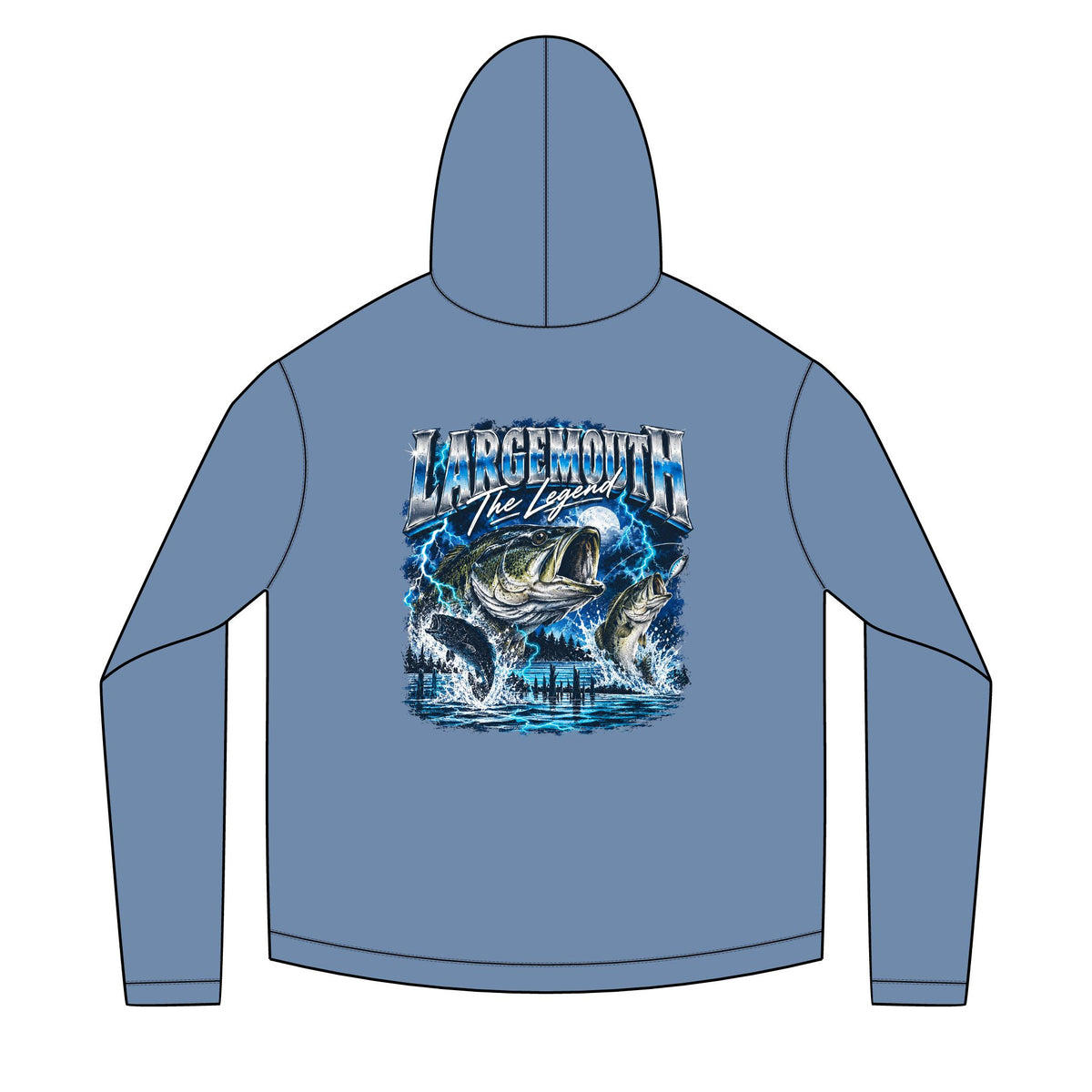 Large Mouth The Legend Solar Hoodie
