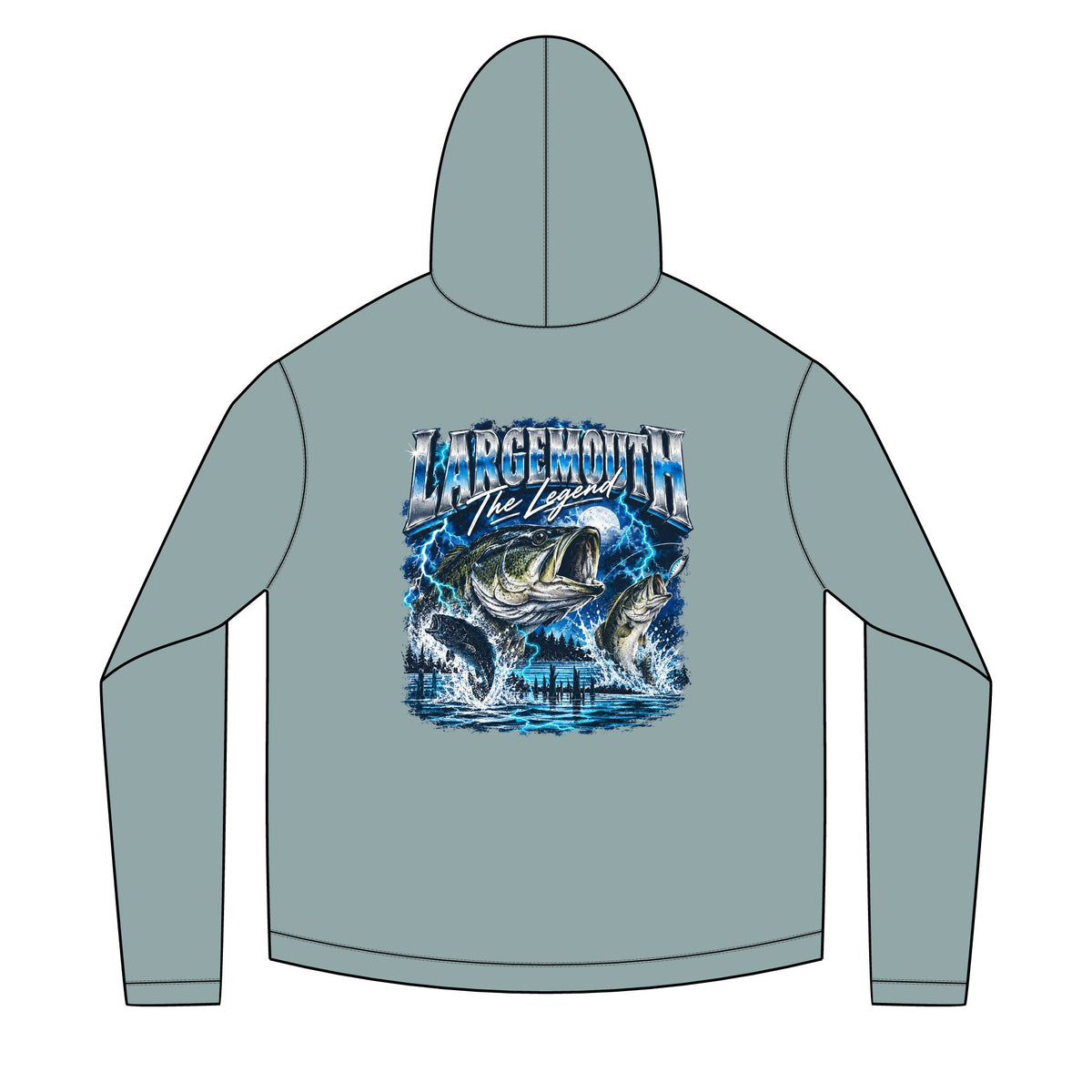 Large Mouth The Legend Solar Hoodie